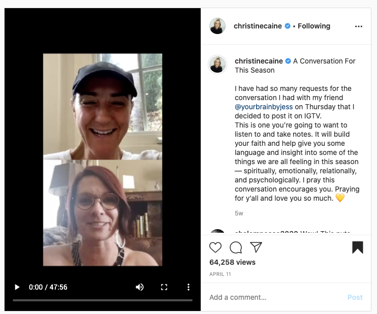 Chat with Christine Caine
