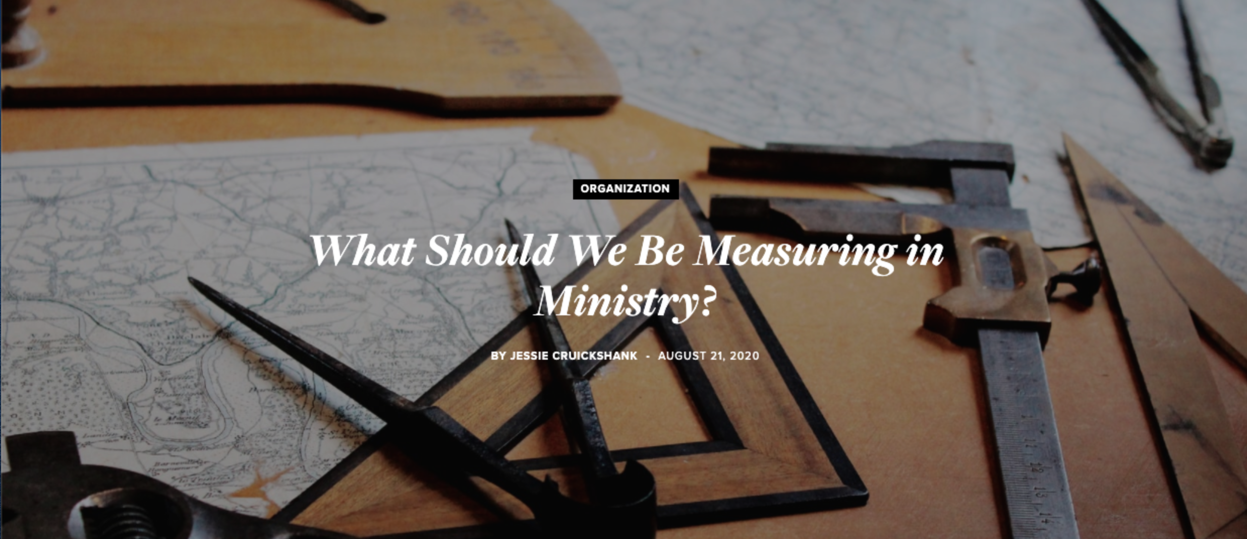 Apples and oranges: What SHOULD we be measuring in ministry?